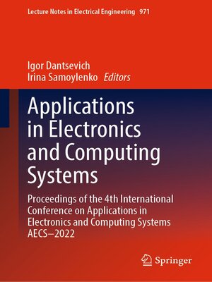cover image of Applications in Electronics and Computing Systems